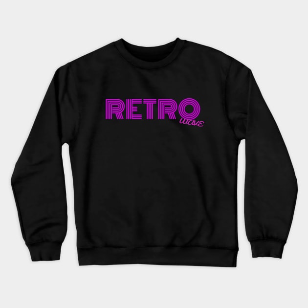 Retrowave Crewneck Sweatshirt by TaBuR